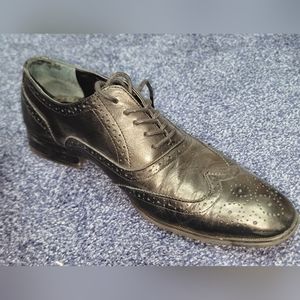 Alfini Black leather wingtip